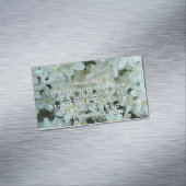 Carte De Visite Magnétique Paperwhite Narcissus Fleurs blanches délicates (In Situ)