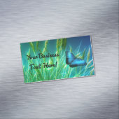 Carte De Visite Magnétique Papillon bleu (In Situ)