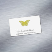 Carte De Visite Magnétique Papillon d'impression typographique (In Situ)