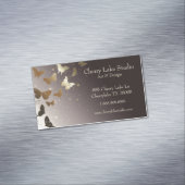 Carte De Visite Magnétique Papillons d'or (In Situ)