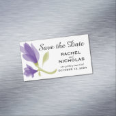 Carte De Visite Magnétique Parfum Freesia Petals | Enregistrer la date (In Situ)