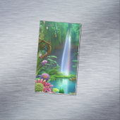 Carte De Visite Magnétique Paysage poli très rendu Vue complète (In Situ)