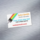 Carte De Visite Magnétique Peintre (In Situ)