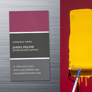 Carte De Visite Magnétique Peintre frais de professionnel de palette de