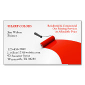 Carte De Visite Magnétique Peinture (devant)