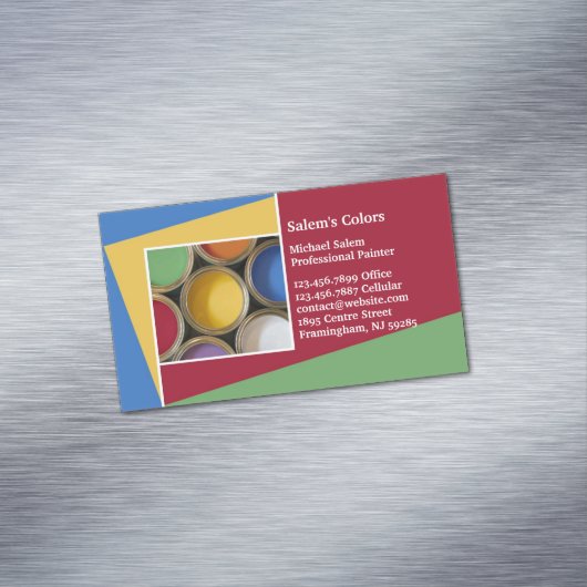 Carte De Visite Magnétique Peinture (In Situ)