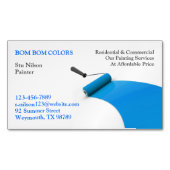 Carte De Visite Magnétique Peinture (devant)