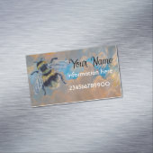 Carte De Visite Magnétique peinture d'abeilles (In Situ)