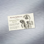 Carte De Visite Magnétique Pépinière de plante carnivore (In Situ)