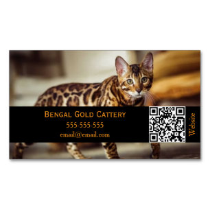 Carte de visite magnétique personnalisable pour ch