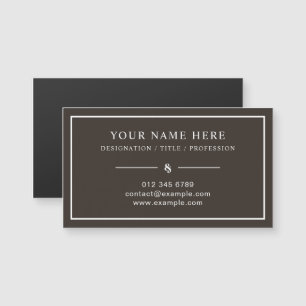 Carte de visite magnétique personnalisé avec St pr