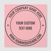 Carte de visite magnétique personnalisé Choisir la (Devant)