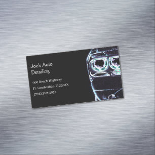 Carte De Visite Magnétique phare American Muscle Car Automotive