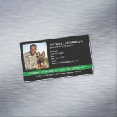 Carte De Visite Magnétique Photo de l'agent de patrouille frontalière (In Situ)