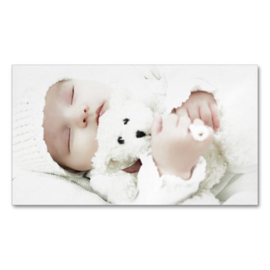 Carte De Visite Magnétique Photo personnalisée (devant)