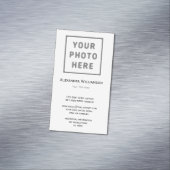 Carte De Visite Magnétique Photo Plain (In Situ)