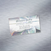 Carte De Visite Magnétique Photo succulente botanique simple moderne de (In Situ)