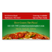 Carte De Visite Magnétique Pizza (devant)
