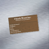 Carte De Visite Magnétique Planchers de bois | Faux Wood (In Situ)