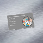Carte De Visite Magnétique Plomberie de service (In Situ)