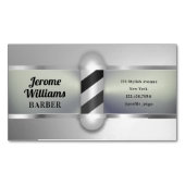 Carte De Visite Magnétique Poche de barbier rétro (devant)