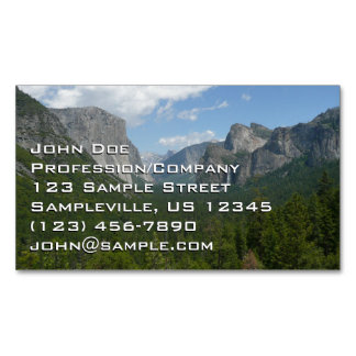 Carte De Visite Magnétique Point d'inspiration dans le parc national Yosemite