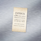 Carte De Visite Magnétique Polices mixtes / Texture sépia (In Situ)