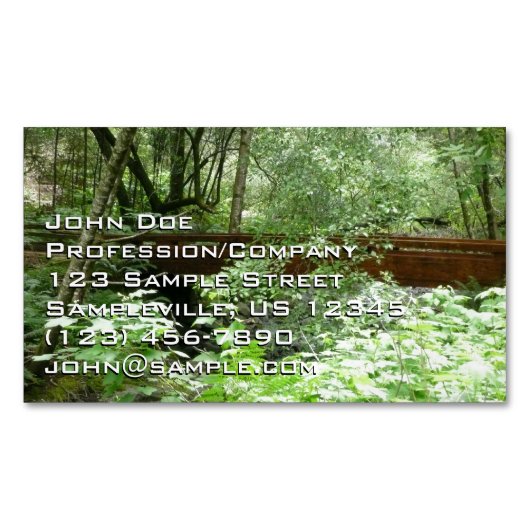 Carte De Visite Magnétique Pont Muir Woods I (devant)