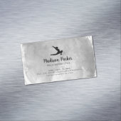 Carte De Visite Magnétique Pose de yoga | Aquarelle broyée (In Situ)