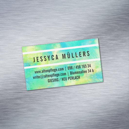 Carte de visite magnétique pour les personnes âgée (In Situ)