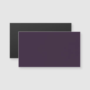 Carte de visite magnétique pourpre foncé