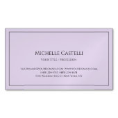 Carte De Visite Magnétique Premium Silk Professional Unique Classique Simple (devant)