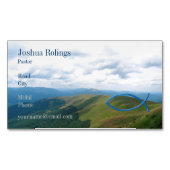 Carte De Visite Magnétique Prêtre du pasteur | du chrétien | (devant)