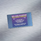 Carte De Visite Magnétique Pro Contractor | Metal Fabrication & Welding  (In Situ)