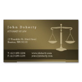 Carte De Visite Magnétique Procureur | Avocat professionnel (devant)
