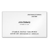 Carte De Visite Magnétique Procureur | Plain (devant)
