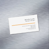 Carte De Visite Magnétique Professional Minimalist Modern Plain (In Situ)