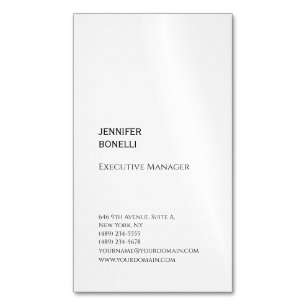 Carte De Visite Magnétique Professionnel minimaliste moderne tendance