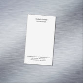 Carte De Visite Magnétique Professionnel Unique Classique Simple (In Situ)