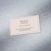 Carte De Visite Magnétique Professionnel Unique Classique Simple (In Situ)