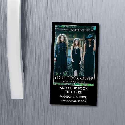 Carte De Visite Magnétique Promotion du livre de l'écrivain