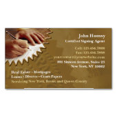 Carte De Visite Magnétique Public du notaire (devant)