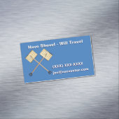 Carte De Visite Magnétique Rasage de neige (In Situ)