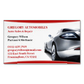 Carte De Visite Magnétique Réparation automatique de wagons (devant)