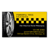 Carte De Visite Magnétique Réparation automatique des pneus (devant)