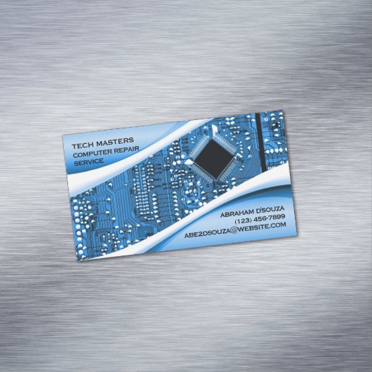 Carte De Visite Magnétique Réparation de l'ordinateur (In Situ)