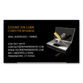 Carte De Visite Magnétique Réparation de l'ordinateur (devant)