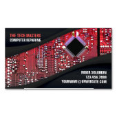 Carte De Visite Magnétique Réparation de l'ordinateur (devant)