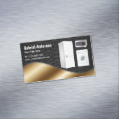 Carte De Visite Magnétique Réparation des appareils électroménagers Black Dam (In Situ)