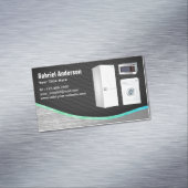 Carte De Visite Magnétique Réparation des appareils ménagers en acier à maill (In Situ)